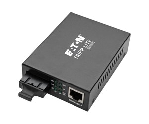 Repeater & Transceiver - Eaton Series Gigabit Multimode Fiber to Ethernet Media Converter 10/100/1000 SC International Power Supply 850 nm 550 m (1.804 ft.) - N785-INT-SC-MM