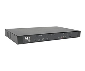 KVM-switch - Tripp Lite Eaton  series 8-Port Cat5 KVM over IP Switch with Virtual Media - 1 Local & 1 Remote User 1U Rack-Mount TAA - B064-008-01-IPG