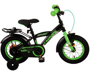 Skating - Volare Thombike Children's Bicycle 12" - Black & Green - 21174