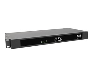 Nettverksutstyr - Eaton Series 16-Port Serial Console Server USB Ports (2) - Dual GbE NIC 4 Gb Flash Desktop/1U Rack TAA - B097-016