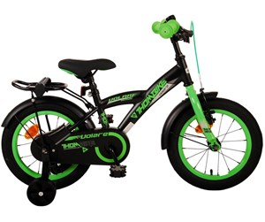 Skating - Volare Thombike Children's Bicycle 14" - Black & Green - 21374