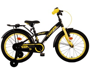 Skating - Volare Thombike Children's Bicycle 18" - Black & Yellow - 21796