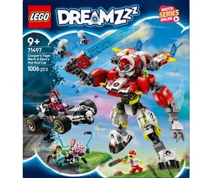 LEGO® - LEGO DREAMZzz 71497 Coopers tigerrobot og Zeros hotrod - 71497