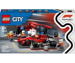 LEGO® - LEGO 60443 F1®-depotstopp og -team med Ferrari-bil - 60443