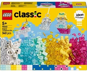 LEGO® - LEGO Classic 11040 Magisk boks med gjennomsiktige klosser - 11040