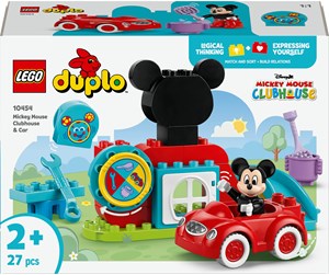 LEGO® - LEGO Disney 10454 Mikkes Klubbhus og bil - 10454