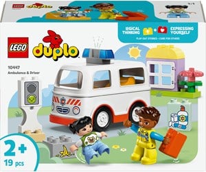 LEGO® - LEGO DUPLO 10447 Sykebil med sjåfør - 10447