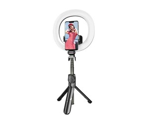 Mobil - Andre tilbehør - Puluz Selfie stick/ tripod with LED light ring - TBD0595696701A