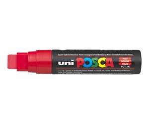 Skrive- & Tegneverktøy - POSCA - marker - red (pack of 5) - PC-17K/R