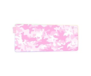 Musematte & Tilbehør  - ONIKUMA MP005 RGB Mousepad (Pink) - MP005 RGB Pink