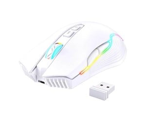 Mus - ONIKUMA CW905 Wireless - Gaming mus - Optisk - 7 - Hvit med RGB lys - CW905W Wireless