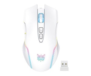 Mus - ONIKUMA CW905 White Wireless Gaming Mouse - Gaming mus - 7 - Hvit - CW905W Wireless