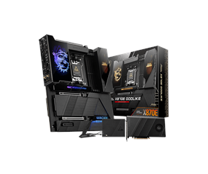 Hovedkort - MSI MEG X870E GODLIKE Hovedkort - AMD X870E - AMD AM5 socket - DDR5 RAM - Extended ATX - MEG X870E GODLIKE