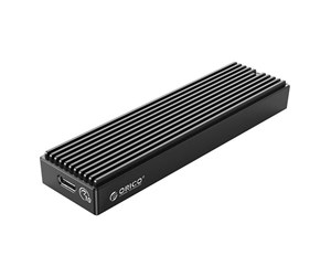 Harddisk - Tilbehør - ORICO NVME M.2 10gbps USB-A to USB-C + USB-C to USB-C drive enclosure (black) - M2PV-C3-BK-BP-IP