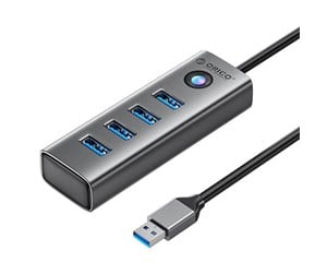 USB-hub - ORICO PDD4U USB to 4x USB 3.0 Hub Adapter (gray) USB-hub - USB 3.0 - 4 porter - Grå - PDD4U-U3-015-GY-EPIP