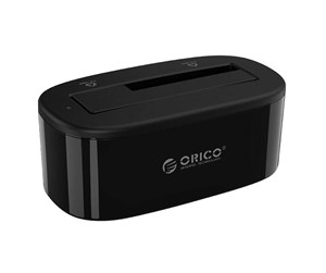 Harddisk - Tilbehør - ORICO docking station for 2.5 / 3.5" HDD / SSD 5Gbps USB-A to USB-B (black) - 6218US3-EU-BK-BP-IP