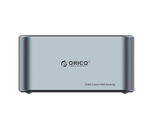 Harddisk - Tilbehør - ORICO docking station for 2.5" / 3.5" HDD / SSD 5Gbps USB-C to USB-C/A with cloning function (black) - 6656C3-C-EU-GY-BP-IP