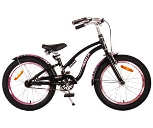 Skating - Volare Miracle Cruiser Children's Bicycle 18" - Matt Black - 21887