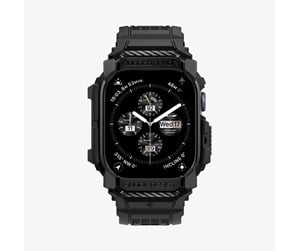 Smartklokke - Tilbehør - Spigen Rugged Armor Pro matte black - Apple Watch 10 46mm - ACS08604