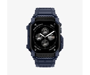 Smartklokke - Tilbehør - Spigen Rugged Armor Pro navy blue - Apple Watch 10 46mm - ACS08606