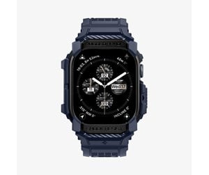 Smartklokke - Tilbehør - Spigen Rugged Armor Pro navy blue - Apple Watch 10 42mm - ACS08592