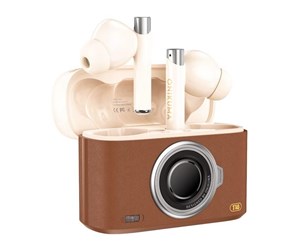 Hodetelefoner - ONIKUMA T18 Bluetooth In-Ear Earphones Brown - T18 brown