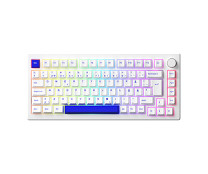 Tastatur - Akkogear MOD 007B PC Blue on White V3 Piano Pro - Gamingtastatur - Uten numpad - Nordisk - Hvit - 6925758629164