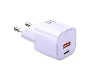 Mobil - Adaptere og ladere - Mcdodo Charger GaN 33W CH-0155 USB-C USB-A (purple) - CH-0155