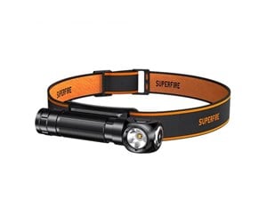 Lommelykter  - Superfire 2-in-1 Headlamp TH04 600lm USB-C - TH04