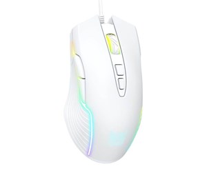 Mus - ONIKUMA Gaming mouse CW905 white wired - Gaming mus - Hvit - CW905W