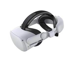 VR-tilbehør - KiwiDesign Comfort Battery Head Strap Q31-2.2 for Meta Quest 2 White - Q31-2.2/HJT-399