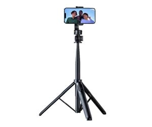 Mobil - Andre tilbehør - APEXEL Selfiestick/tripod bluetooth APL-D10 1.5m (black) - APL-D10