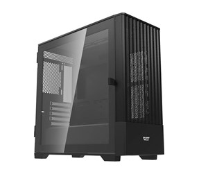 Kabinett - Darkflash DK415 computer case + 2 fans (black) - Kabinett - Desktop - Svart - DK415 Black + 2 fans