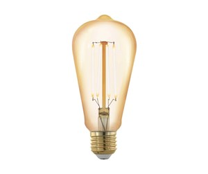 LED-lyspære - EGLO E27 ST64 4.5W 400LM 2200K 3-STEP AMBER - 113048