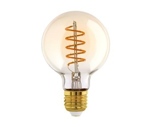 LED-lyspære - EGLO E27 G80 DECO SPIRAL 4W 245LM 2000K DIMMABLE - 110079