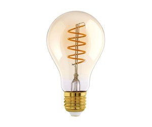 LED-lyspære - EGLO E27 A75 DECO SPIRAL 4W 245LM 2000K DIMMABLE - 110078