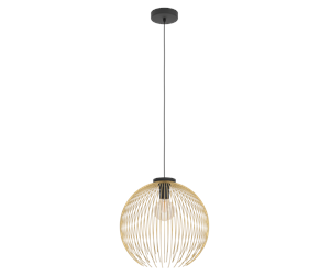 Lamper - EGLO VENEZUELA pendant black/gold - 901003