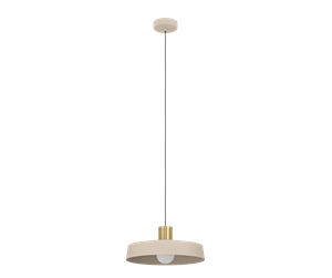 Lamper - EGLO VALDIOLA pendant sand/brushed brass - 900429