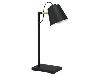 Lamper - EGLO LACEY table lamp black/brown - 43613