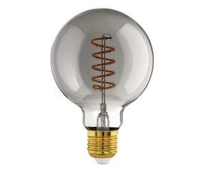 Smarthus - EGLO CONNECT-Z LED G95 Spiral 4W 2000K E27 smoky - 110287