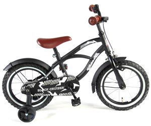 Skating - Volare Black Cruiser Children's Bicycle 14'' - Black - 41401