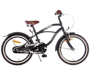 Skating - Volare Black Cruiser Children's Bicycle 18'' - Black - 31802