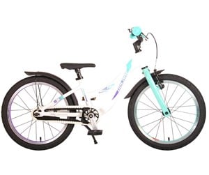 Skating - Volare Glamour Children's Bicycle 18" - White/Mint Green - 21876