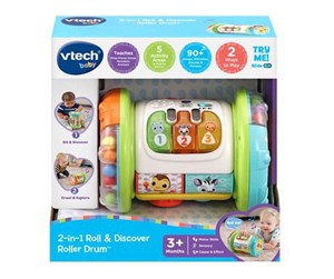 Babyleker - VTech 2- In 1 Rolling Explorer Drum SE - 950-562621