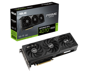 Grafikkort - ASUS GeForce RTX 4070 Ti SUPER Prime - 16GB GDDR6X RAM - Grafikkort - 90YV0LB0-M0NA00