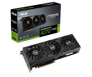 Grafikkort - ASUS GeForce RTX 4070 Ti SUPER Prime OC - 16GB GDDR6X RAM - Grafikkort - 90YV0LB1-M0NA00