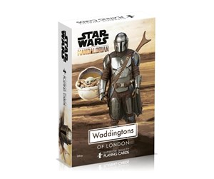 Brettspill & Puslespill - Winning Moves Star Wars The Mandalorian  - Playing Cards - 5036905043427