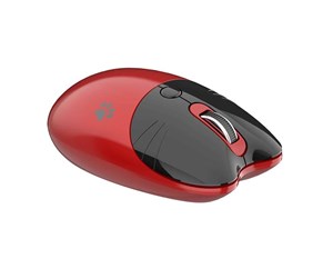 Mus - Mofii Wireless Mouse M3DM Red/Black - Mus - 4 - Svart - M3DM Red/Black