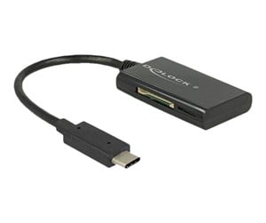 Flashminneadapter - DeLOCK USB 3.1 Gen 1 Card Reader USB Type-C male 4 Slots - 91740