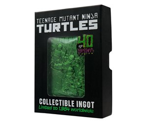 Reklameartikler - FaNaTtik - Teenage Mutant Ninja Turtles Limited Edition 40th Anniversary Green Ingot - V-TURT19